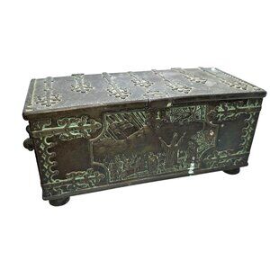 Iron Art jewelry casket